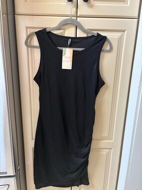 Sleeveless Black Tank Dress